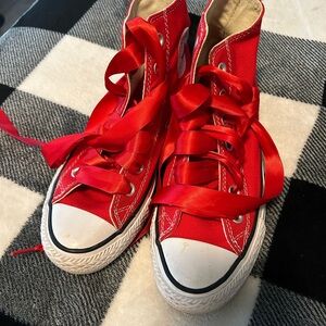 Converse High-Top Sneakers with Satin Laces